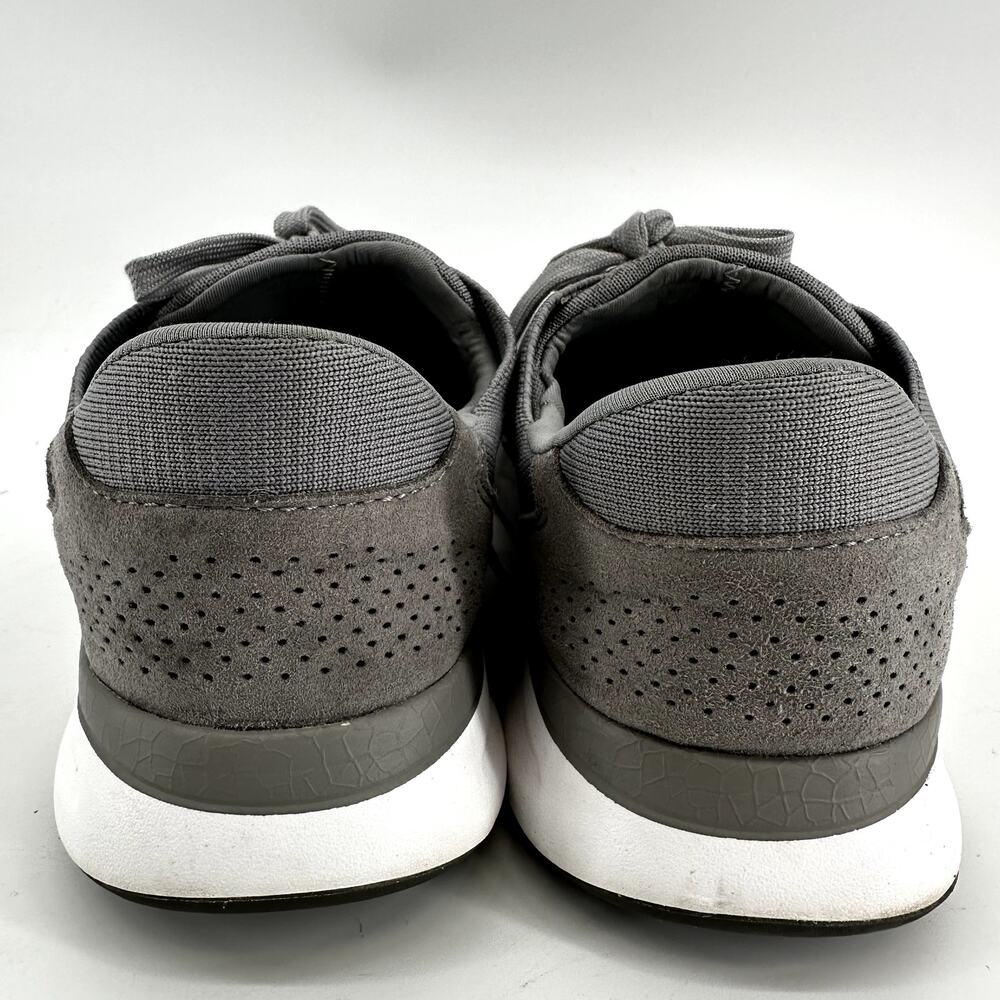 Kizik Lima Sneakers Athletic Shoes Low Lace Up Knit Rabbit Foam Gray M11 W12.5 - Picture 5 of 8